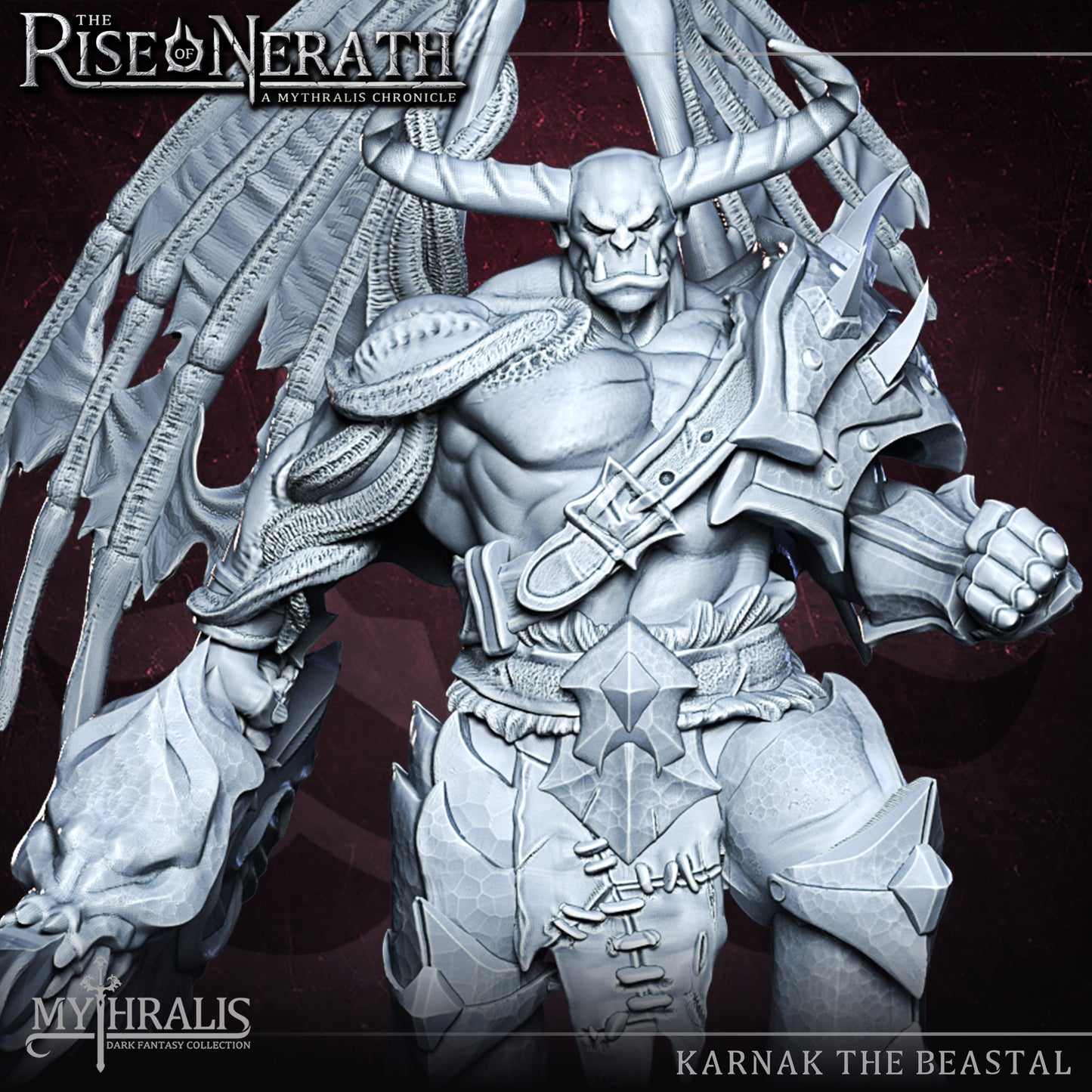 Karnak the beastal - Mythralis Miniatures - The Rise of Nerath
